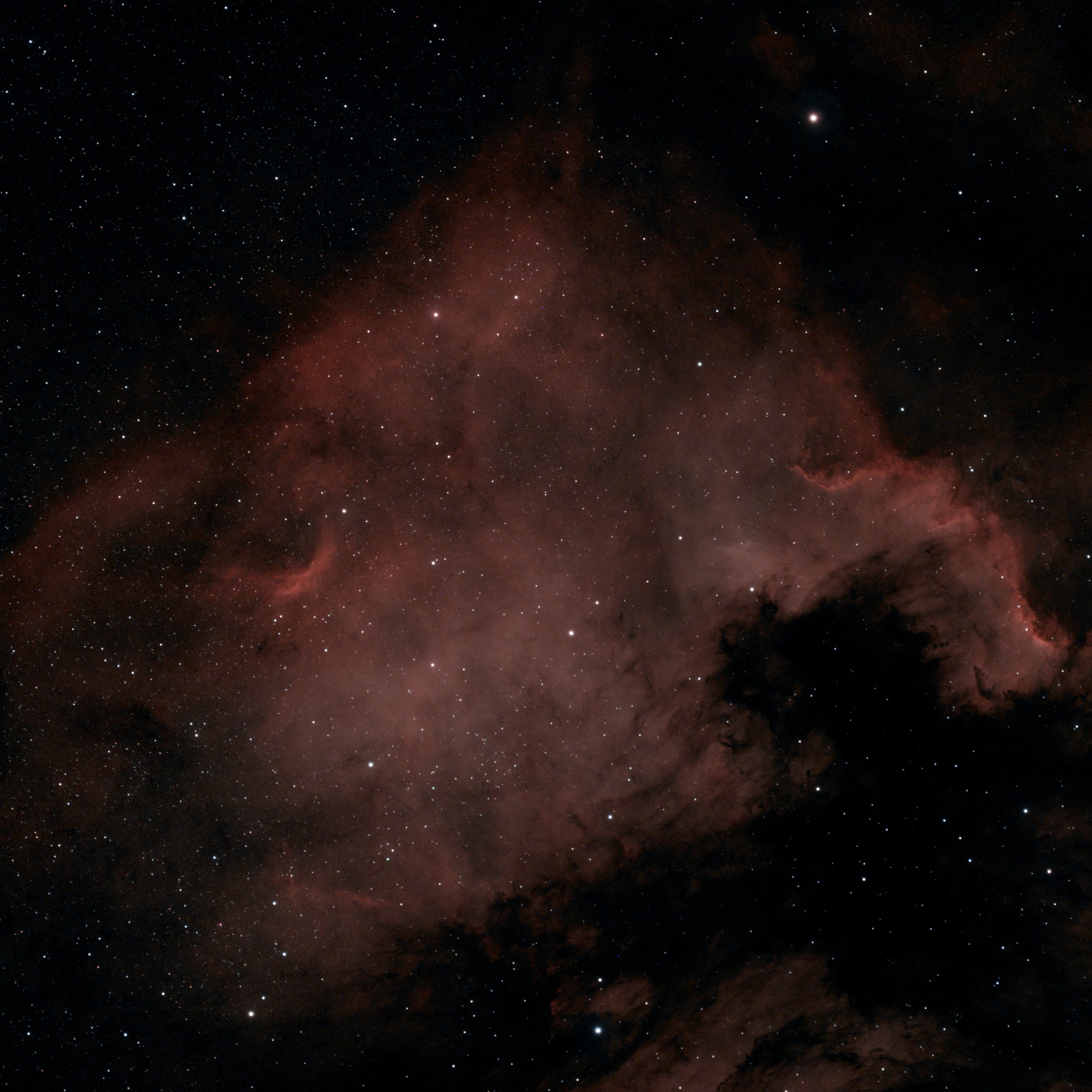 NGC7000 reduced stars